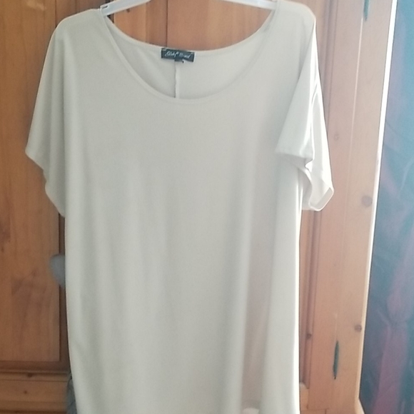 Chico's overshirt with silky shirt underneath - Picture 2 of 4